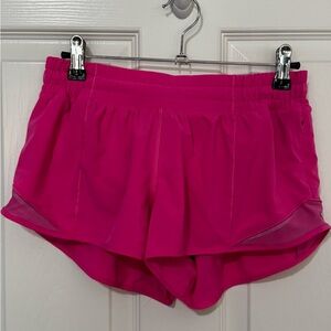 Lululemon Hotty Hot Shorts Hot Pink Size 6 2.5”
